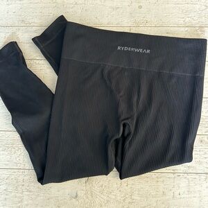 Ryderwear Charcoal Ribbed Leggings